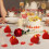 Heart LED Tea Lights Flameless with Timer 12 pcs Red 7