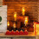 Heart LED Tea Lights Flameless with Timer 12 pcs Red 8