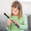 8 Hole Plastic Soprano Recorder in Black for Classroom and Home Use 8
