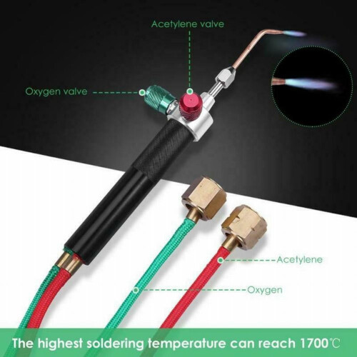 Mini Oxy-Acetylene Welding and Cutting Torch Kit with 5 2