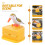 1Set Cartoon Bird Shape Plastic Toothpick Holder Press-Type Toothpick Dispenser for Kitchen Use 8
