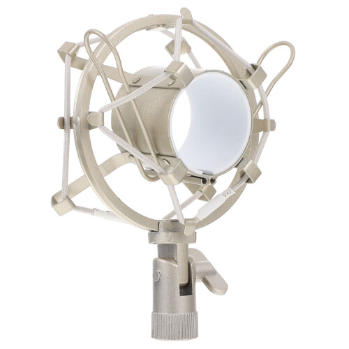 HEMOTON Shock Mount Microphone Universal Stand Bracket Desktop White 2