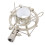 HEMOTON Shock Mount Microphone Universal Stand Bracket Desktop White 8