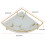 Triangle White Tray 30cm x 22cm x 4cm Organiser 2
