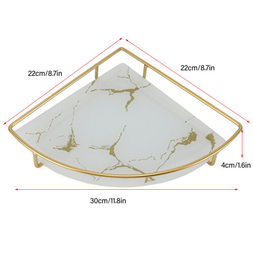 Triangle White Tray 30cm x 22cm x 4cm Organiser 1