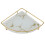 Triangle White Tray 30cm x 22cm x 4cm Organiser 3