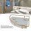 Triangle White Tray 30cm x 22cm x 4cm Organiser 4