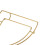Triangle White Tray 30cm x 22cm x 4cm Organiser 8