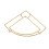 Triangle White Tray 30cm x 22cm x 4cm Organiser 9