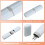 uxcell4pcs Διαφανείς μαύρες θήκες οδοντόβουρτσας ταξιδιού – Φορητά πλαστικά 3