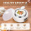 Stainless Steel Yogurt Maker 1.2L with LCD Display and 3
