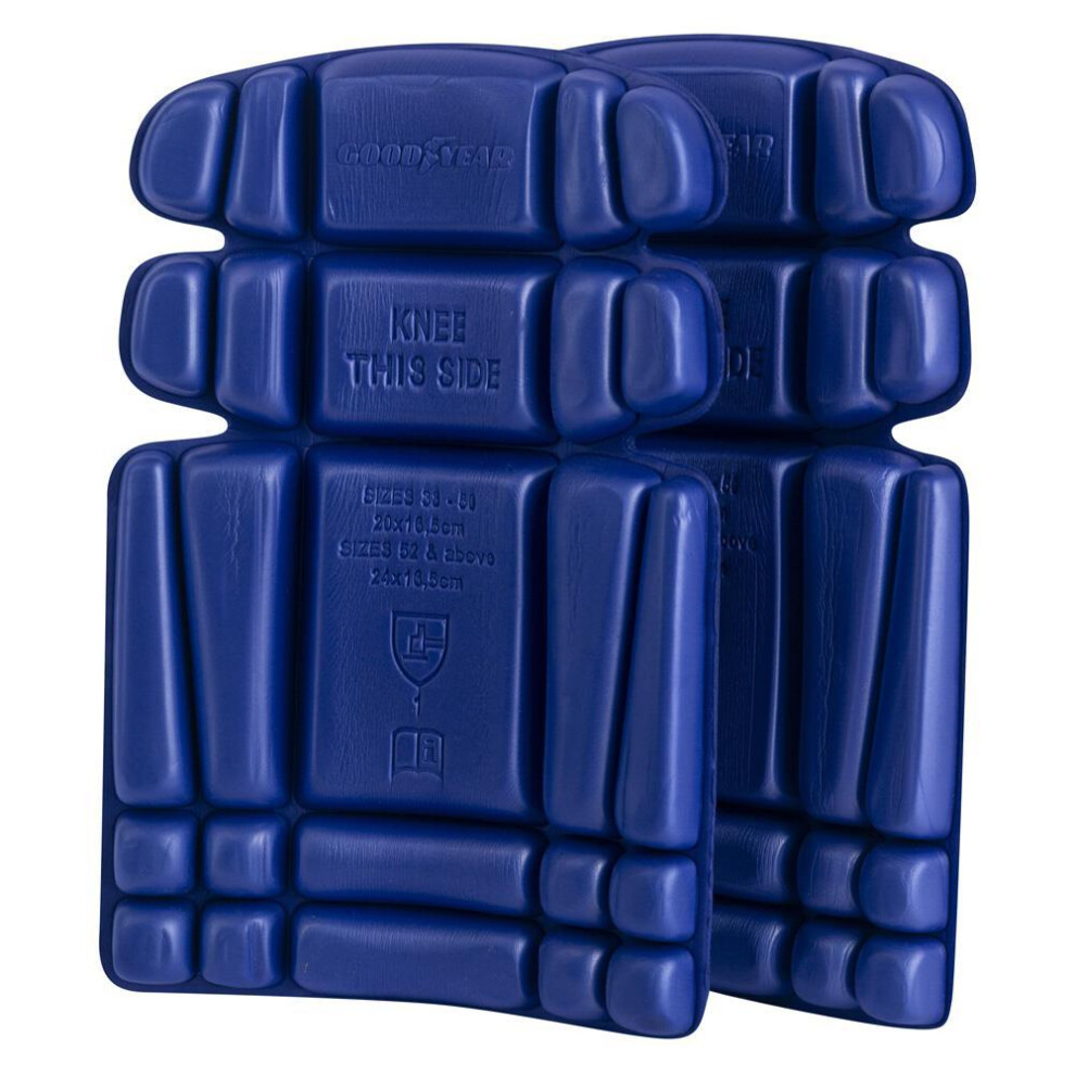 Goodyear Ergonomic Hardwearing Knee Pads (Pack Of 2) 5063652221617