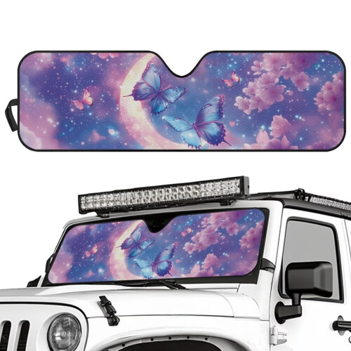 Windshield Sun Shade for Jeep Wrangler TJ JK JL Gladiator 1