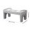 Toilet Stool for Squatting Non-Slip Bathroom Step White 3