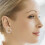 S925 Silver Pin Tiny Pearl Bow Stud Earrings With Feel Temperament Earrings 3
