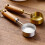 14 ML Kitchen Measuring Spoons with Solid Wood Handles Precise Textured Cups 4