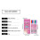 Nagelkonstpennset 5 färger 20 ml 4