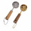 14 ML Kitchen Measuring Spoons with Solid Wood Handles Precise Textured Cups 14