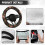 Fluffy Mushroom Steering Wheel Cover 15 inch 5
