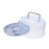 Round Cake Carrier Blue PP 1Set 9.8In 5