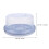Round Cake Carrier Blue PP 1Set 9.8In 6
