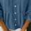 Γυναικεία πλισέ μπλούζα με V ντεκολτέ, μακριά μανίκια και κουμπιά 7