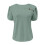 Women's Cropped Top Short Sleeve Irregular Neckline Button 8