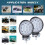 Lâmpada de trabalho LED, 24W, 2 peças 5