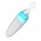 silicone dispensing bottle for food squeezing Blue 1Pcs 3