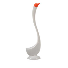 Schwanenförmige Toilettenbürste mit Halter, 1er-Packung, ergonomisches Reinigungswerkzeug fürs Badezimmer, hygienisch und stilvoll, unverzichtbar
