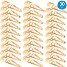 30 stuks haarclips/haarspelden voor vrouwen, metalen platte haarclips, zodat je haar niet meer wegglijdt.