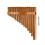 Bamboo Panpipe Woodwind Instrument 15 Pipes 3
