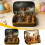 Fick-Jesus Minifigur Resin Julkrubbaset 1 st 3