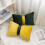 Dark Green Bow-Shaped Pillow 30x50 cm 4
