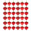 Heart-Shaped Red Rose Wreath for Front Door 1 Pack 1