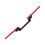 22M Motorcycle Handlebar Premium Detachable Practical Replacement Handle Bar Red 3