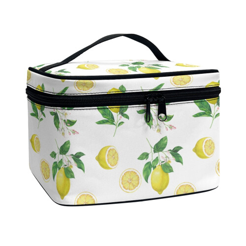 Trousse de maquillage portable avec porte-pinceaux 1