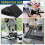 4Pcs Exercise Equipment Mat for Treadmill with Antislip Stability 6