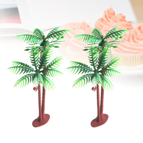 Palm Model Tree PP Material Multi-Color 14cm 2