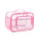 Borsa porta pranzo trasparente, resistente e con tracolla, ideale per lavoro, scuola, stadio e congelatore. 1