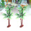 Palm Model Tree PP Material Multi-Color 14cm 8