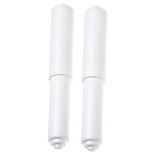 White Retractable Toilet Paper Holder 2 pcs