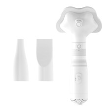 Portable 2-in-1 Dog Hair Dryer with Slicker Brush | Compatible with Small & Medium Dogs and Cats