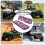 UTV Seat Covers Waterproof 2 Pack for Kawasaki Mule 4010 5