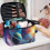 Polyester make-up tasje met ruimteplaneet design (1 stuk) 5
