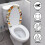 Polyester-Toilettendeckelbezug, dehnbar, waschbar, weich 3