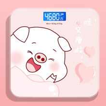 Smart Bathroom Scale with Tempered Glass, Accurate Body Weight Measurement, LCD Gradient Purple Display – Compatible with iOS/Android