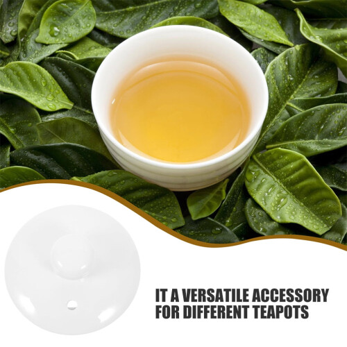 Ceramic Teapot Lid Replacement Vintage Style 2 pcs 1