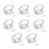 8pcs Lid Button Pot Holder Knob Stainless Steel 11