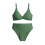 Bikini da donna a due pezzi con scollo a V e blocchi di colore 6
